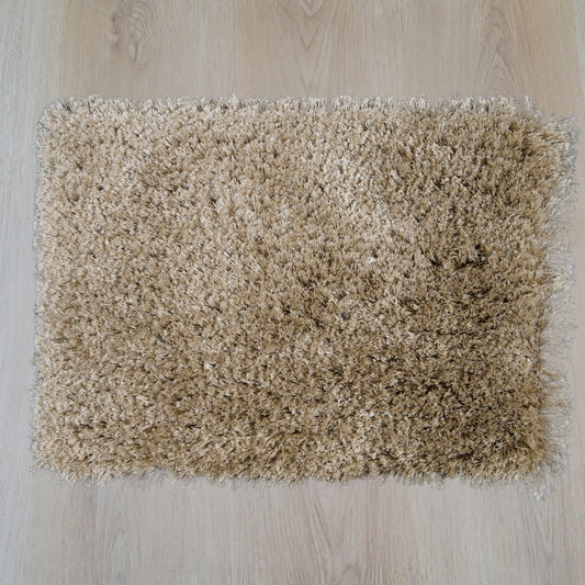 Poly Rectangle vloerkleed rechthoekig in champignon, gemaakt van polyester – Studio Sisté