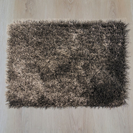 Poly Rectangle vloerkleed rechthoekig in charcoal, gemaakt van polyester – Studio Sisté