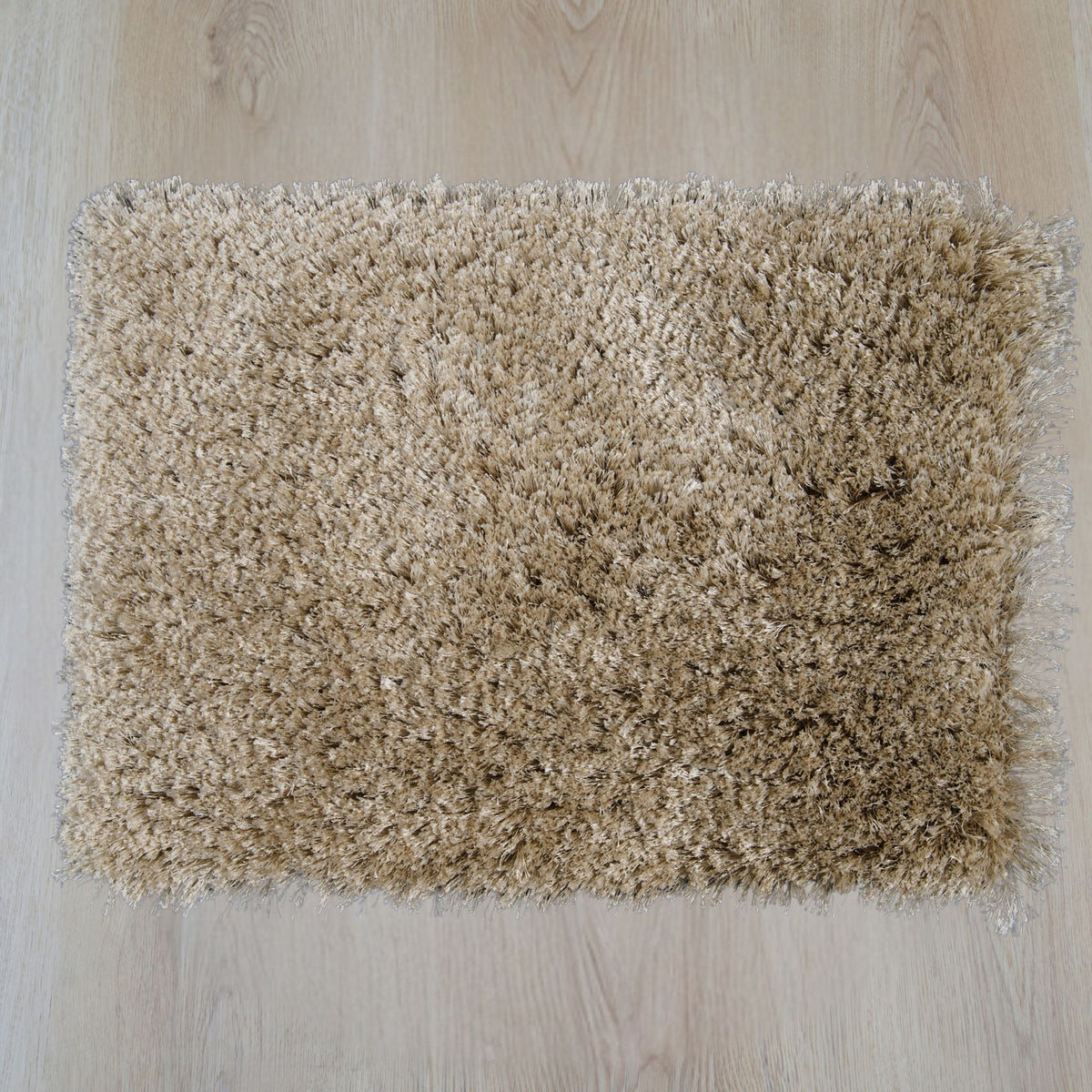 Poly Rectangle vloerkleed rechthoekig in champignon, gemaakt van polyester – Studio Sisté
